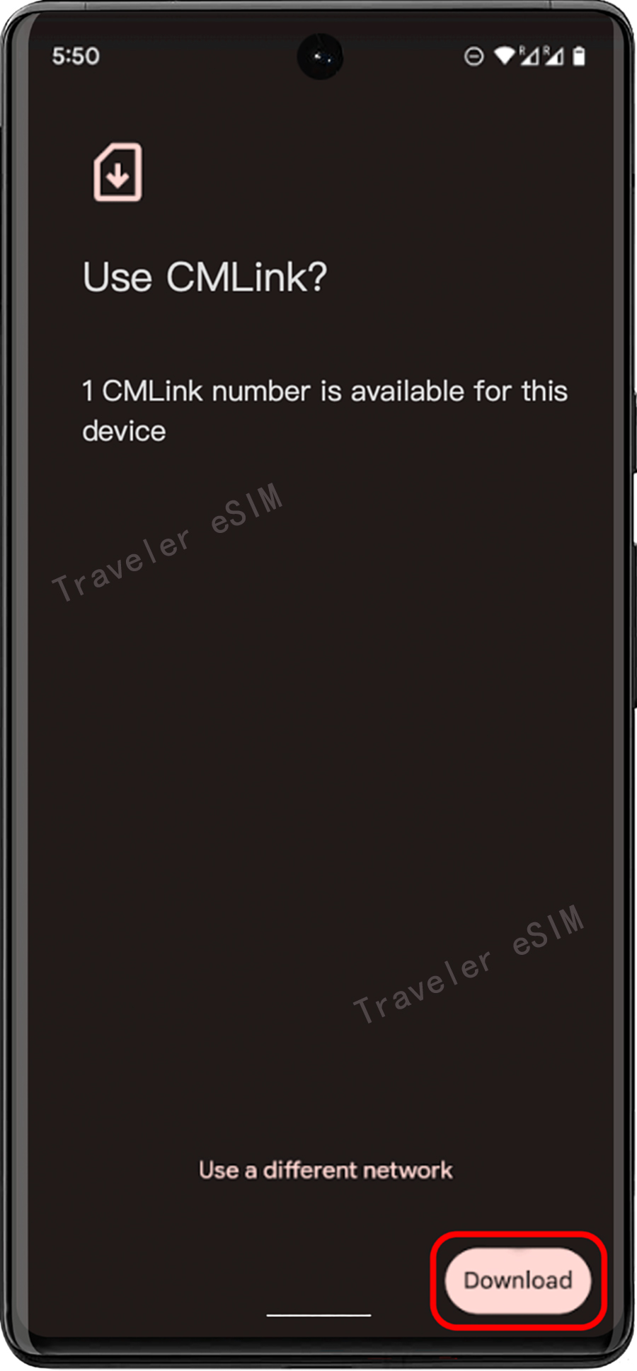 After eSIM plan is detected tap Add
