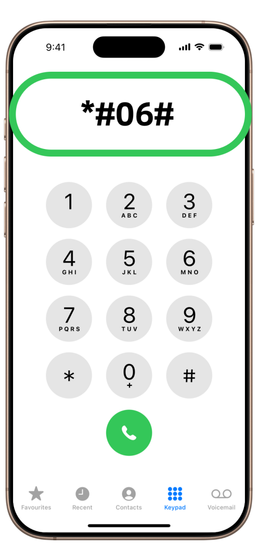 Check EID information on phone